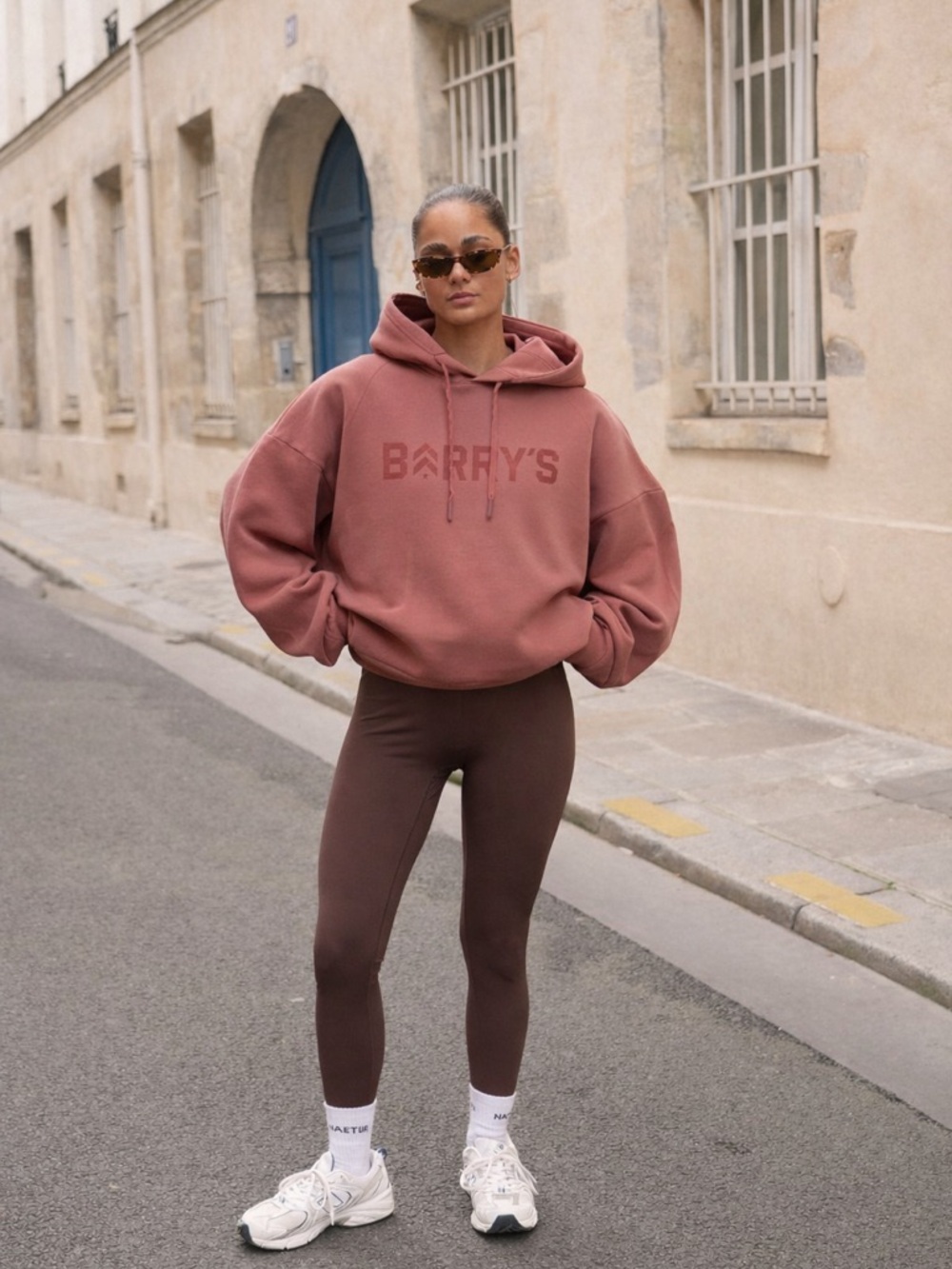 LULULEMON BARRY’S HOODIE DUSTY ROSE OVERSIZED SIZE M